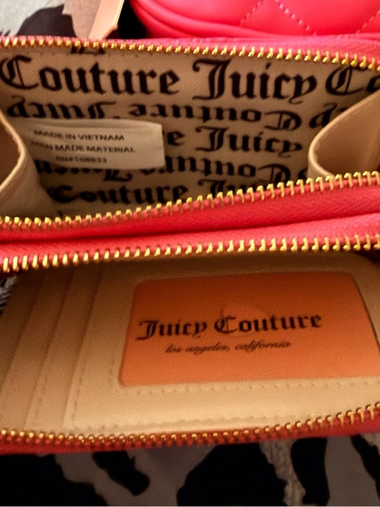 Juicy Couture Pink Heart Handbag with Wallet NWT - Picture 6 of 7